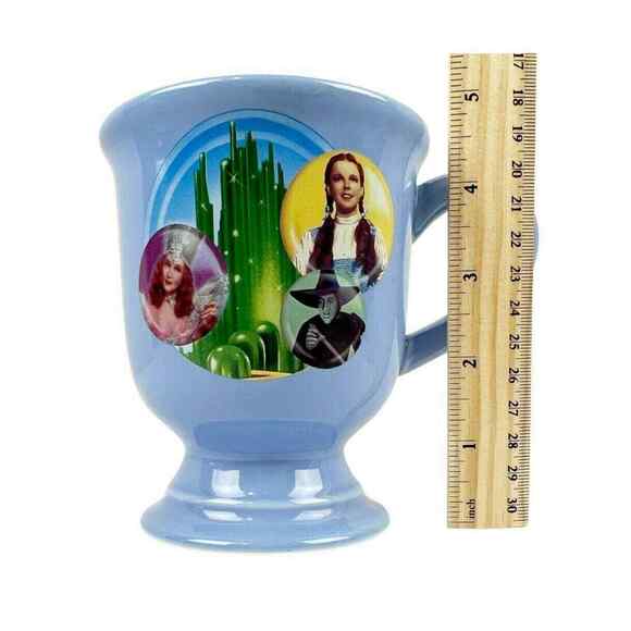 WARNER BROS Wizard of Oz Ceramic Coffee Mug Dorothy Scarecrow Tin Man Purple - Picture 11 of 11